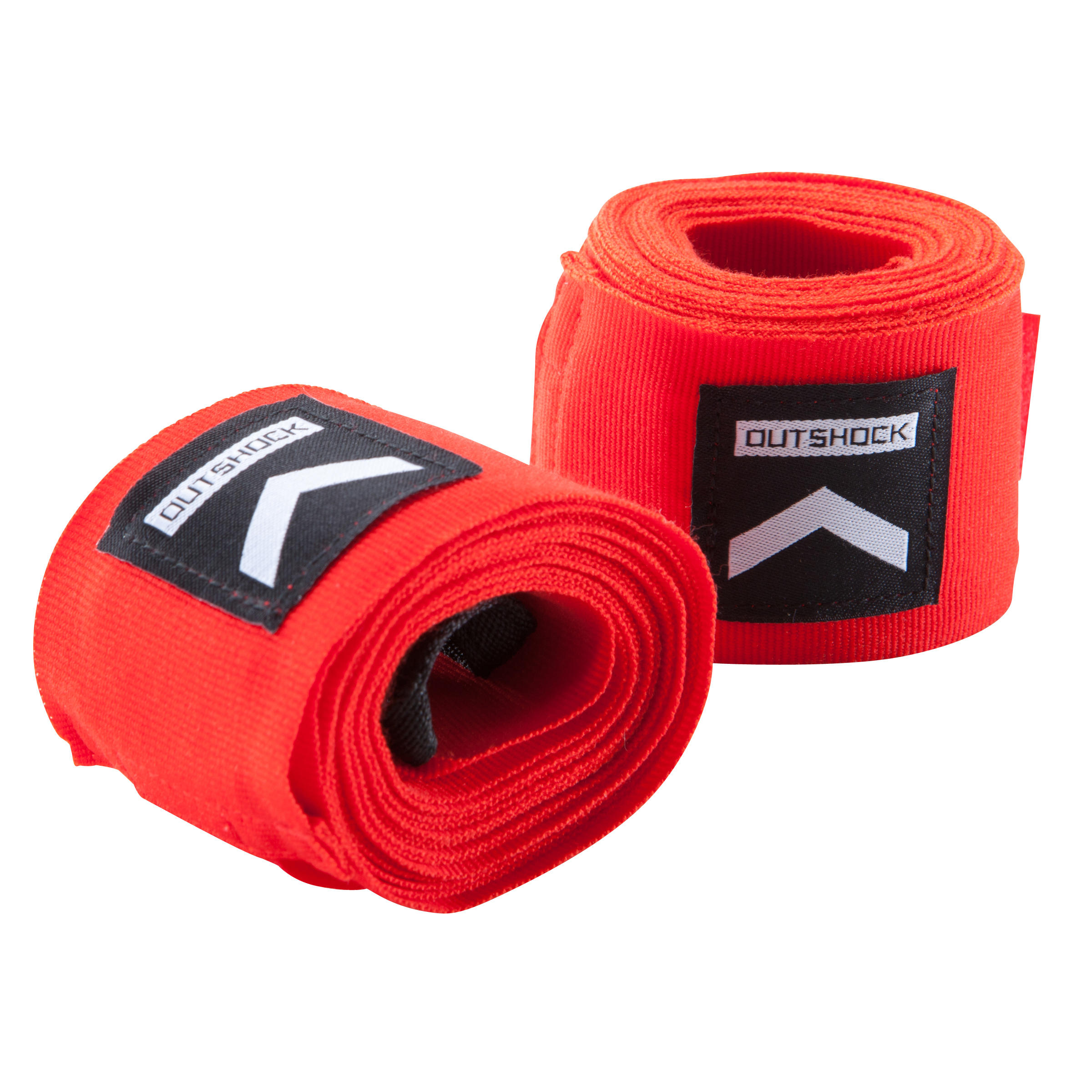 

100 Boxing Wrap 2.5 m - Red -  By OUTSHOCK | Decathlon