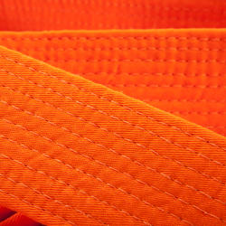 CEINTURE ARTS MARTIAUX PIQUÉE 3.00 m ORANGE