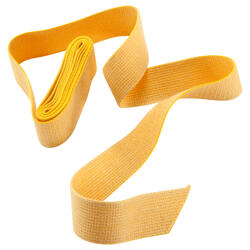 Band in gladde stof voor martial arts 2,5 m effen geel