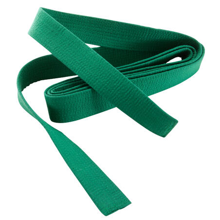 CEINTURE ARTS MARTIAUX PIQUÉE 3.00 m VERTE