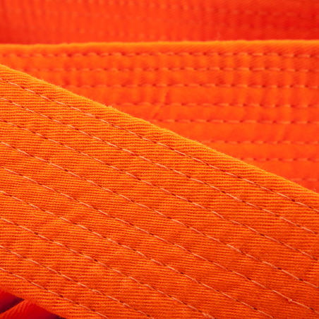 CEINTURE ARTS MARTIAUX PIQUÉE 2.80M ORANGE