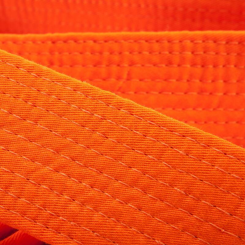 CEINTURE ARTS MARTIAUX PIQUÉE 2.80M ORANGE