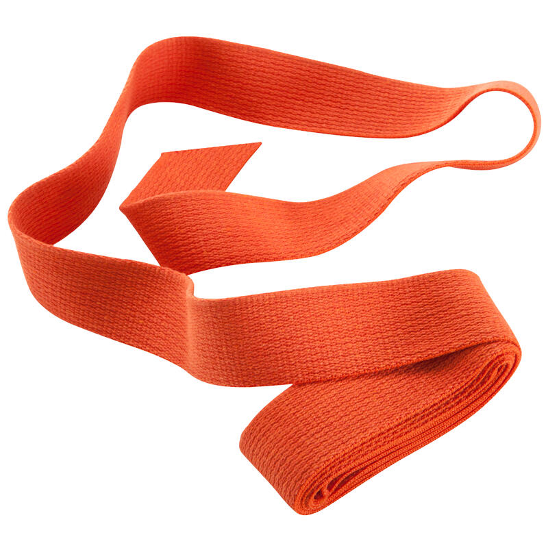 CEINTURE ARTS MARTIAUX SANGLE UNIE 2.5 M ORANGE