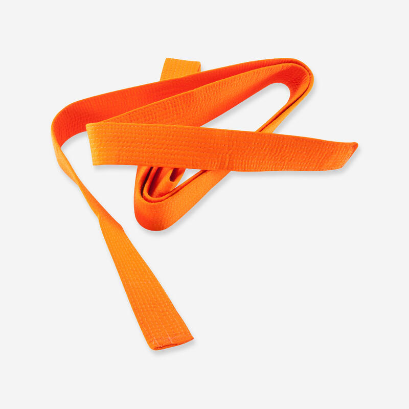 Cintura arti marziali 2.80 m piqué arancione