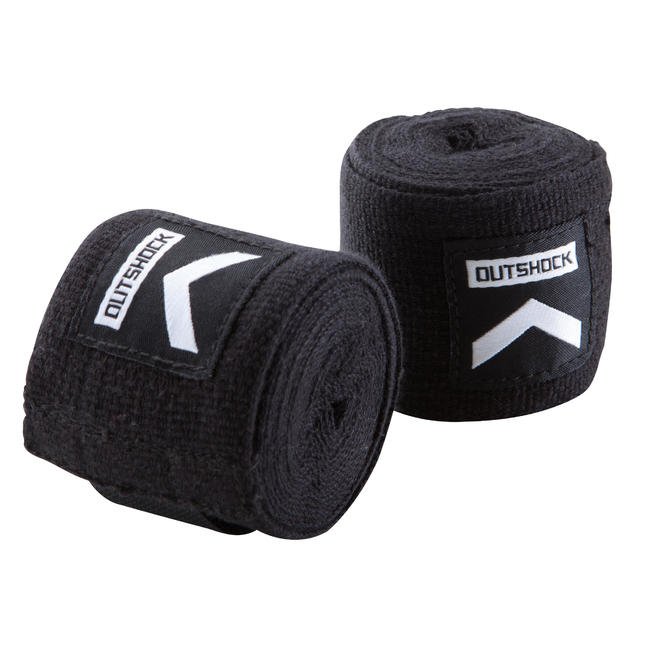 500 Boxing Wraps 3.5m - Black