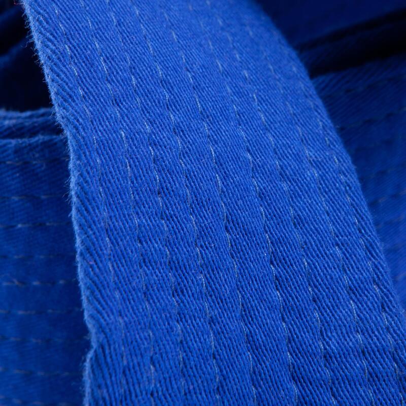 Cintura arti marziali 2.80 m piqué blu