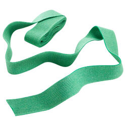 Band in gladde stof voor martial arts 2,5 m effen groen
