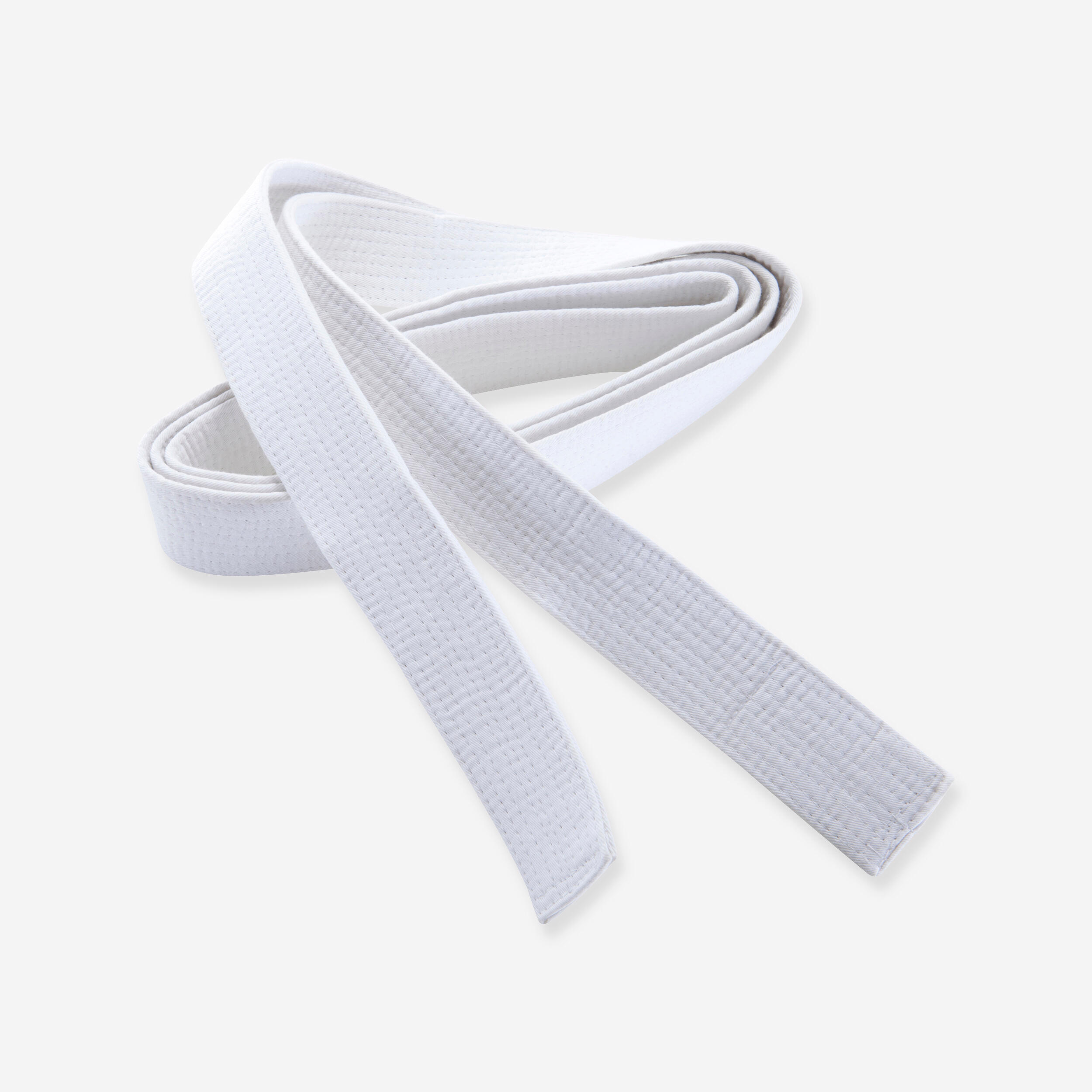 2.80M WHITE QUILTED MARTIAL ARTS BELT