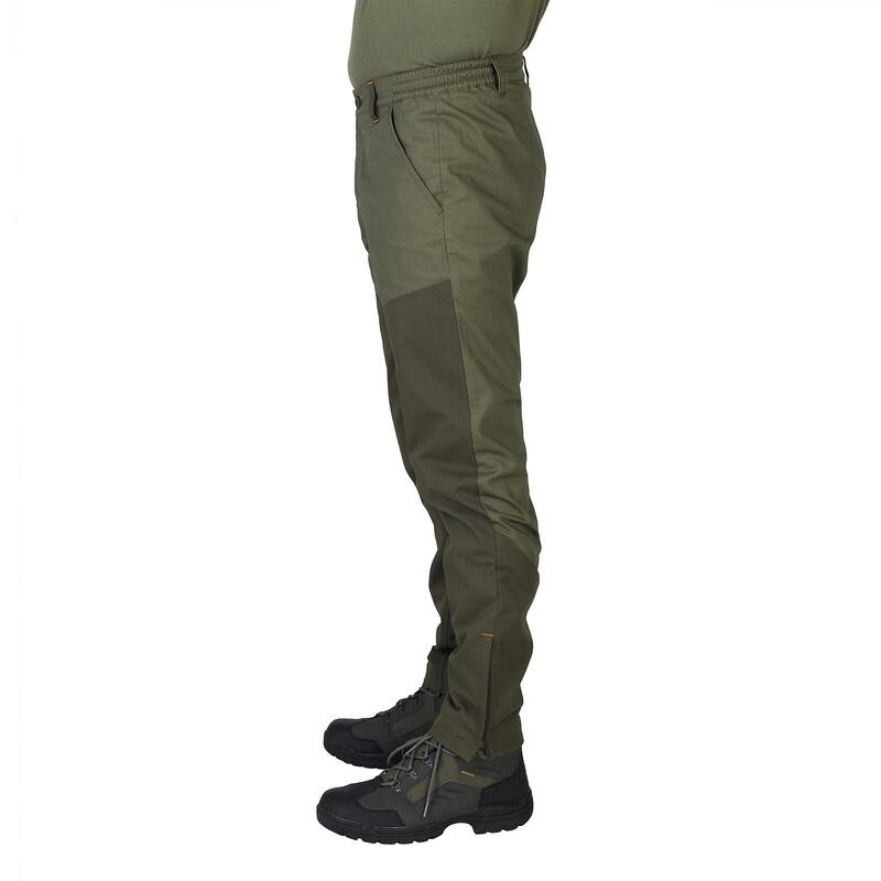 Pantalón De Caza Hombre Solognac 100 Reforzado Verde