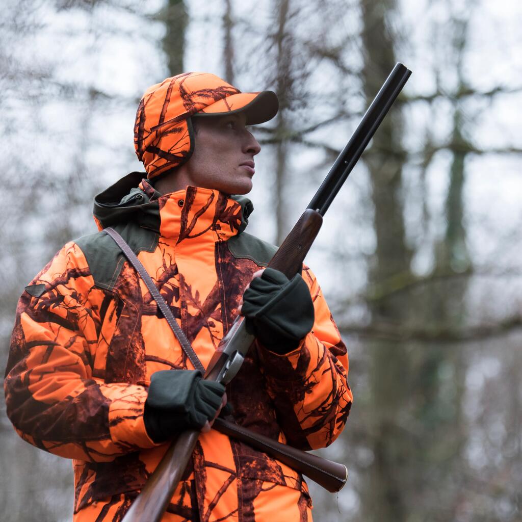 Hunting Cap with Ear Flaps - Orange