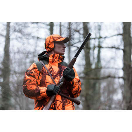 Hunting Cap with Ear Flaps - Orange