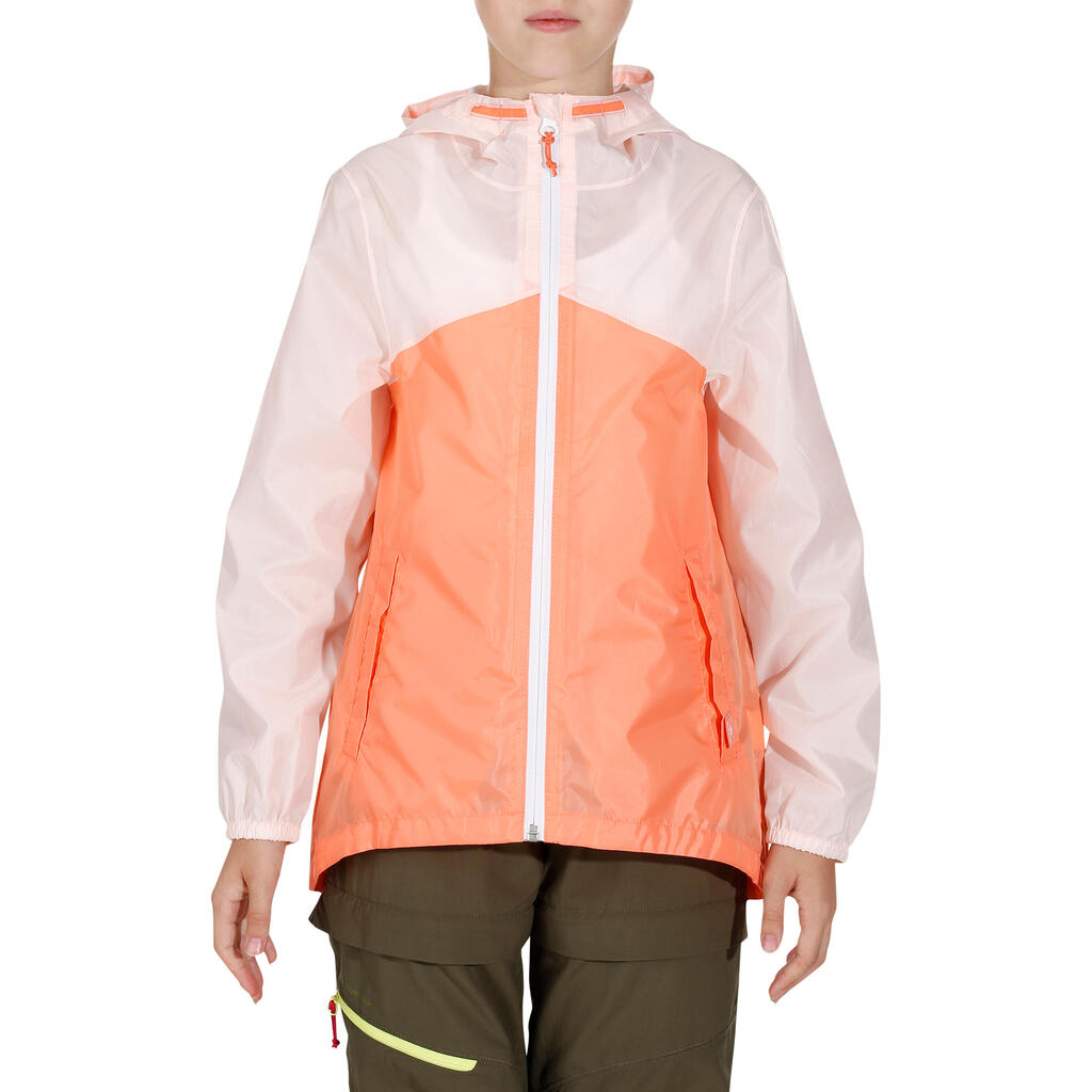 Waterproof Hiking Jacket - MH100 Zip - Child 7-15 years