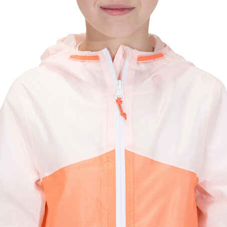 Kids' Hiking Waterproof Jacket Hike 150 - Pastel/Pink