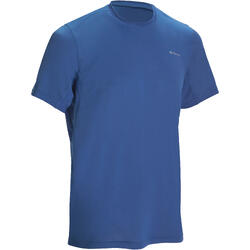 MH100 Men's Short Sleeve Mountain Hiking T-shirt - Blue