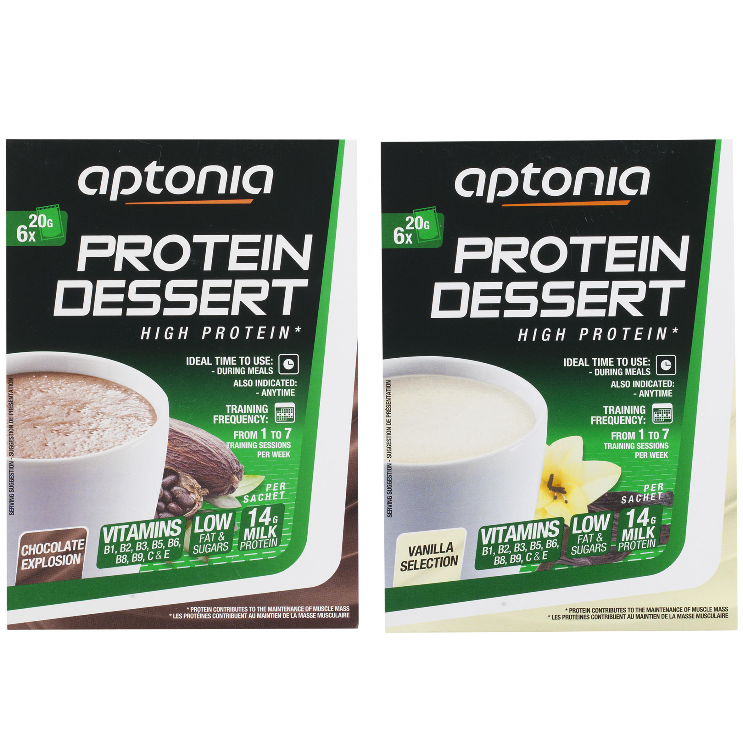 Protein Dessert Low Calorie High Protein Snack 6x20g - Vanilla 6/6