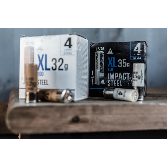 Cartouche CALIBRE 12/76 XL900 35gr Impact Acier N°2 X25 ...