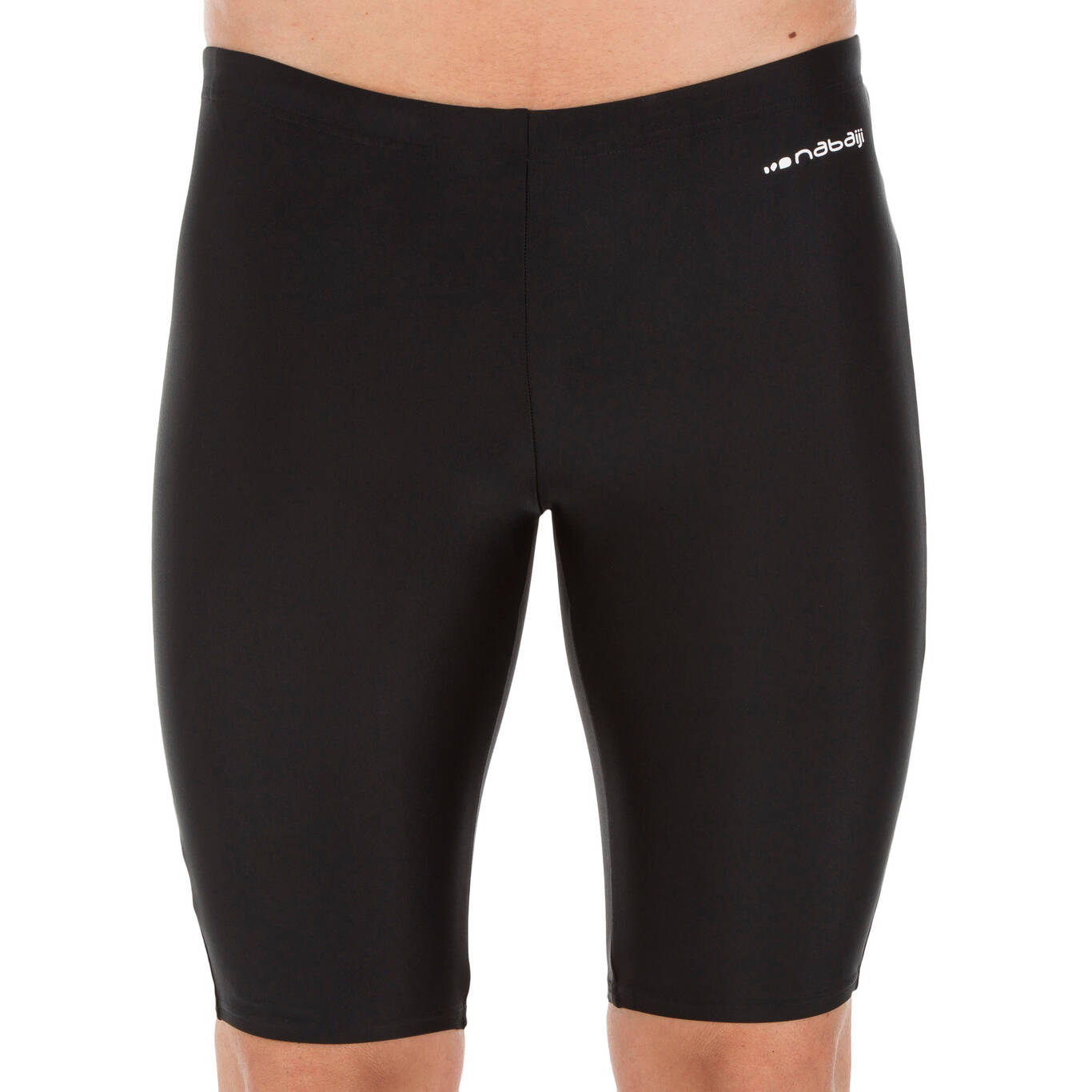 Men's Swimming Jammer 100 Basic Black Decathlon