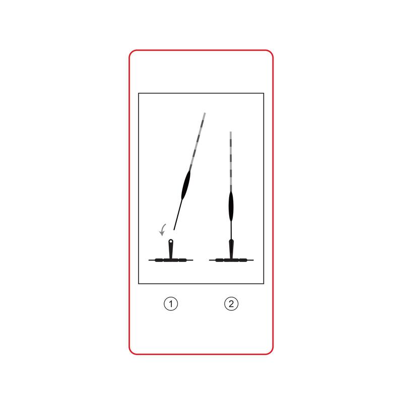 Úszórögzítő finomszerelékes horgászathoz Base Swivel, forgókapoccsal