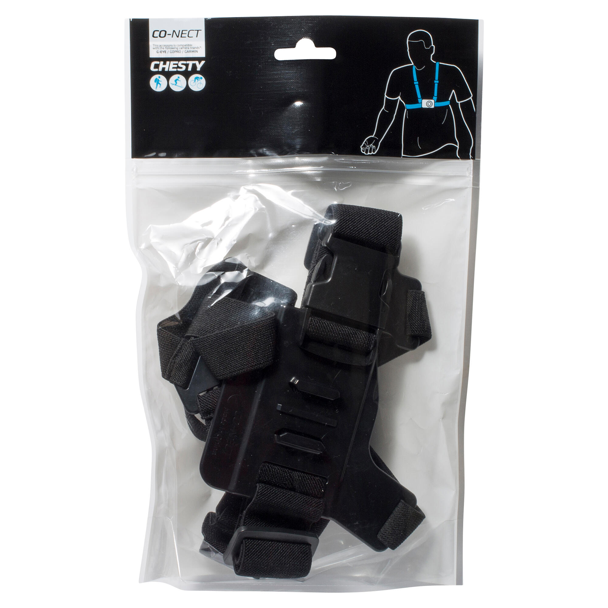 ROCKRIDER CHESTY CO-NECT Chest Harness for Sports Cameras