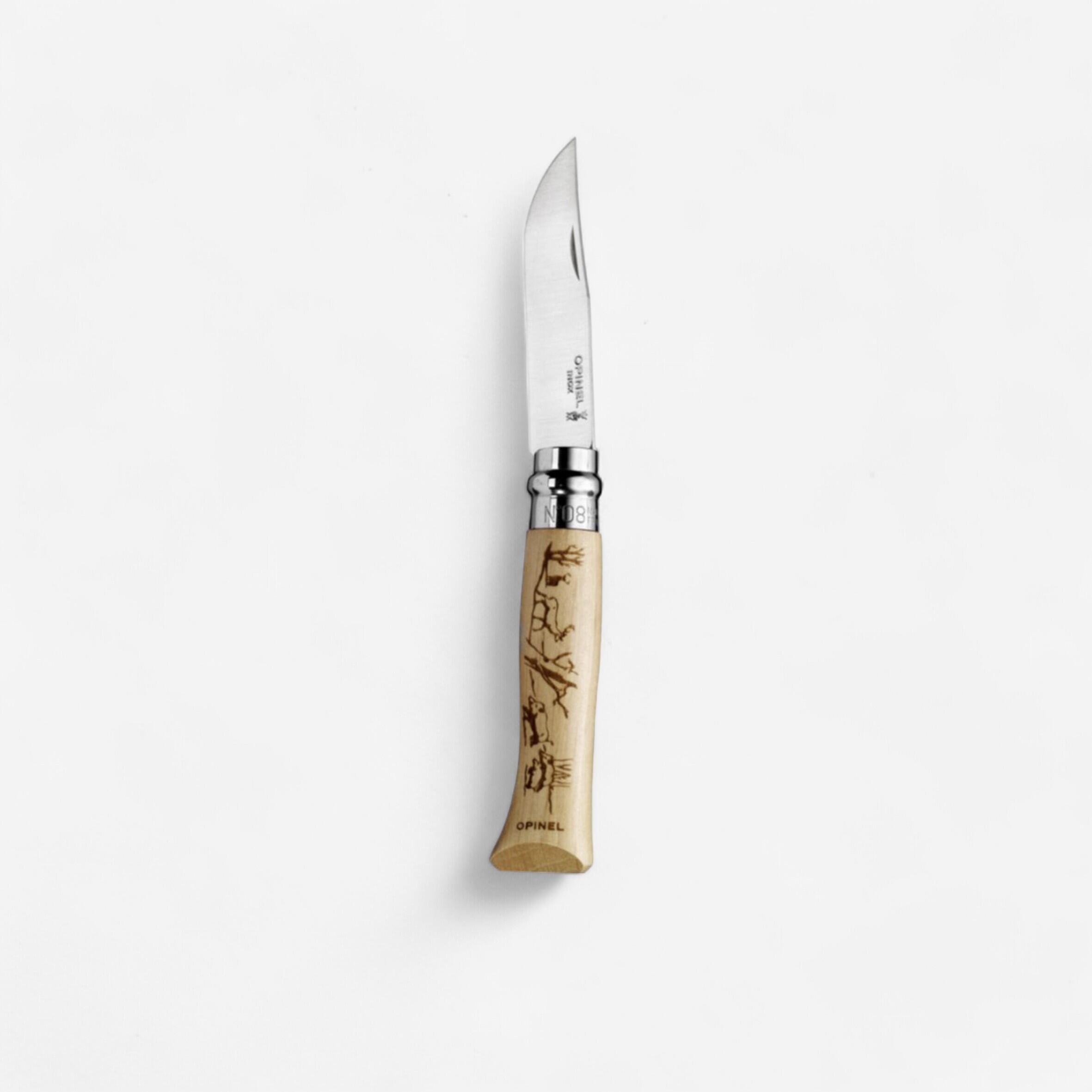 Folding Stainless-steel Hunting Knife - Opinel No.8 8.5 cm  - OPINEL
