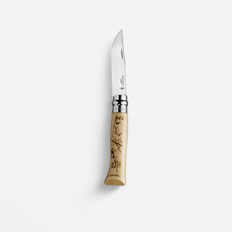 Couteau chasse pliant 8,5cm Inox Opinel n°8