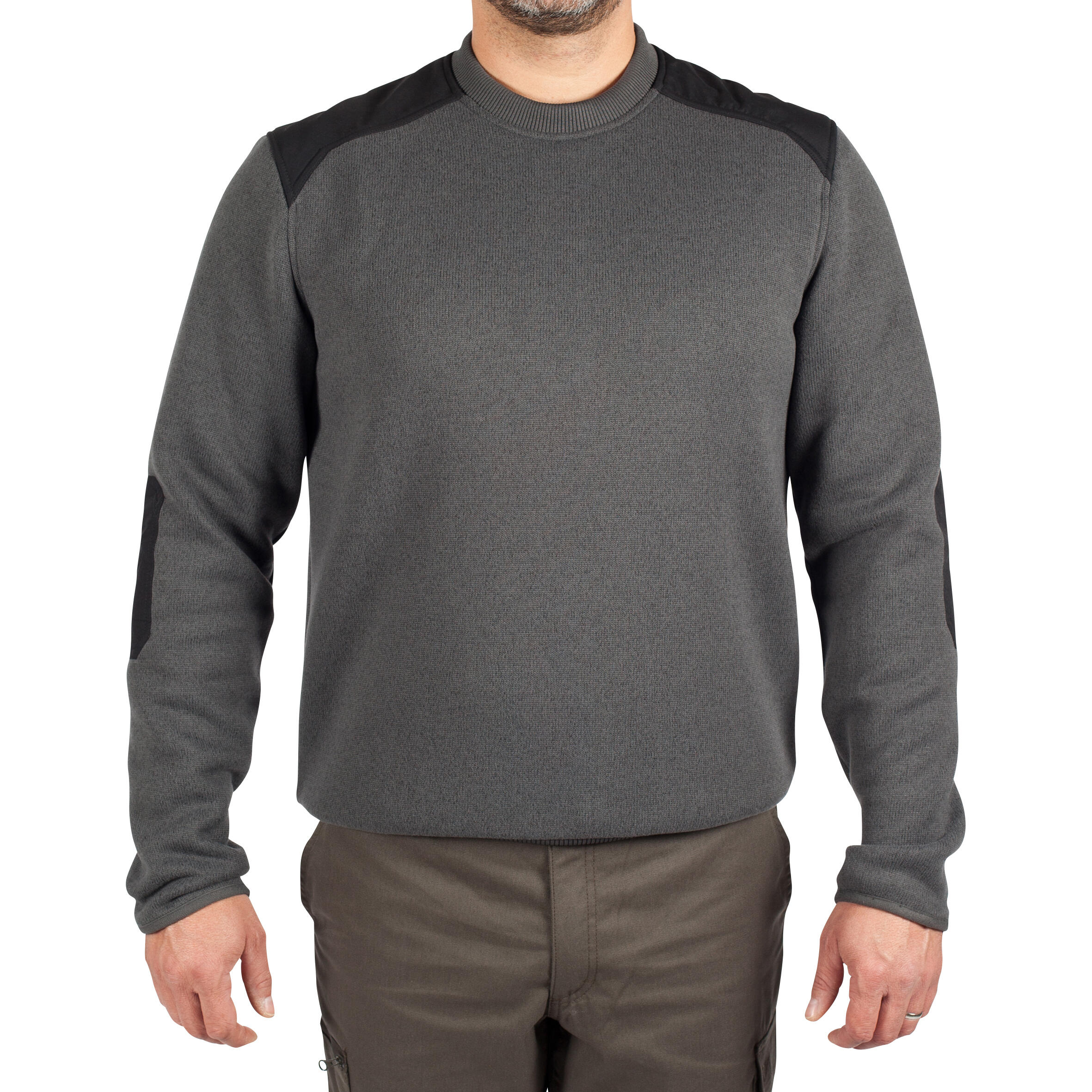 Jersey Caza Solognac 500 Hombre Calido Marron Decathlon