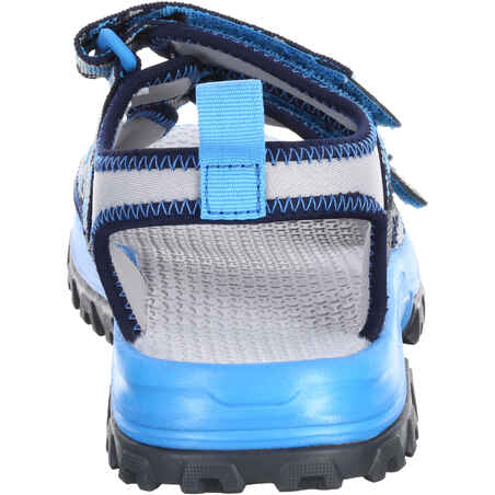 Kids’ Hiking Sandals MH120 TW  - Jr size 10 TO Adult size 6 - Blue