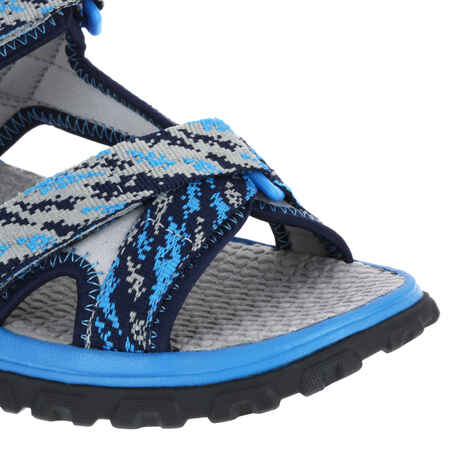 Kids’ Hiking Sandals MH120 TW  - Jr size 10 TO Adult size 6 - Blue