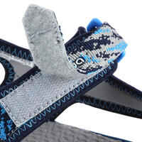 Kids’ Hiking Sandals MH120 TW  - Jr size 10 TO Adult size 6 - Blue