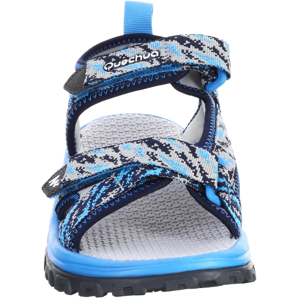 Sandales de randonnée enfant, NH500 gris