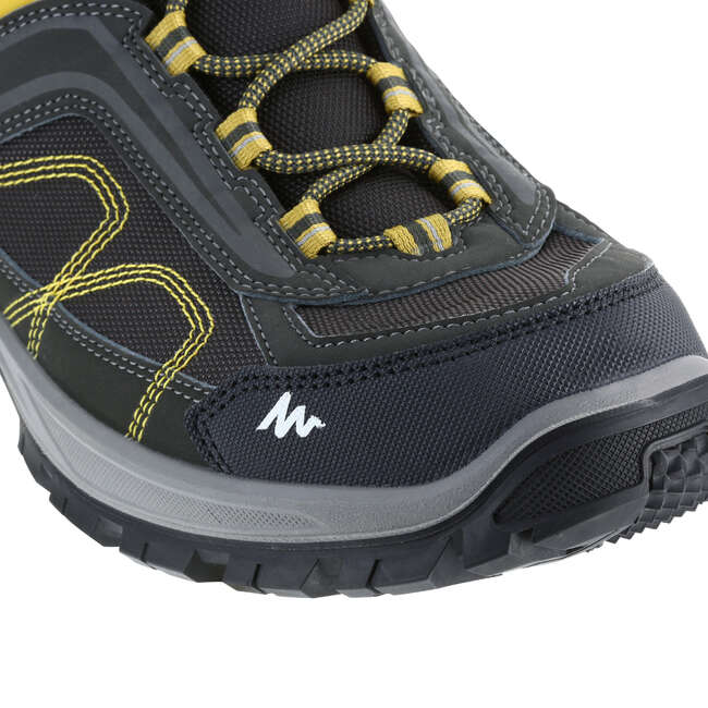 QUECHUA MH100 Mid Waterproof Men's Hiking Boots - Grey...