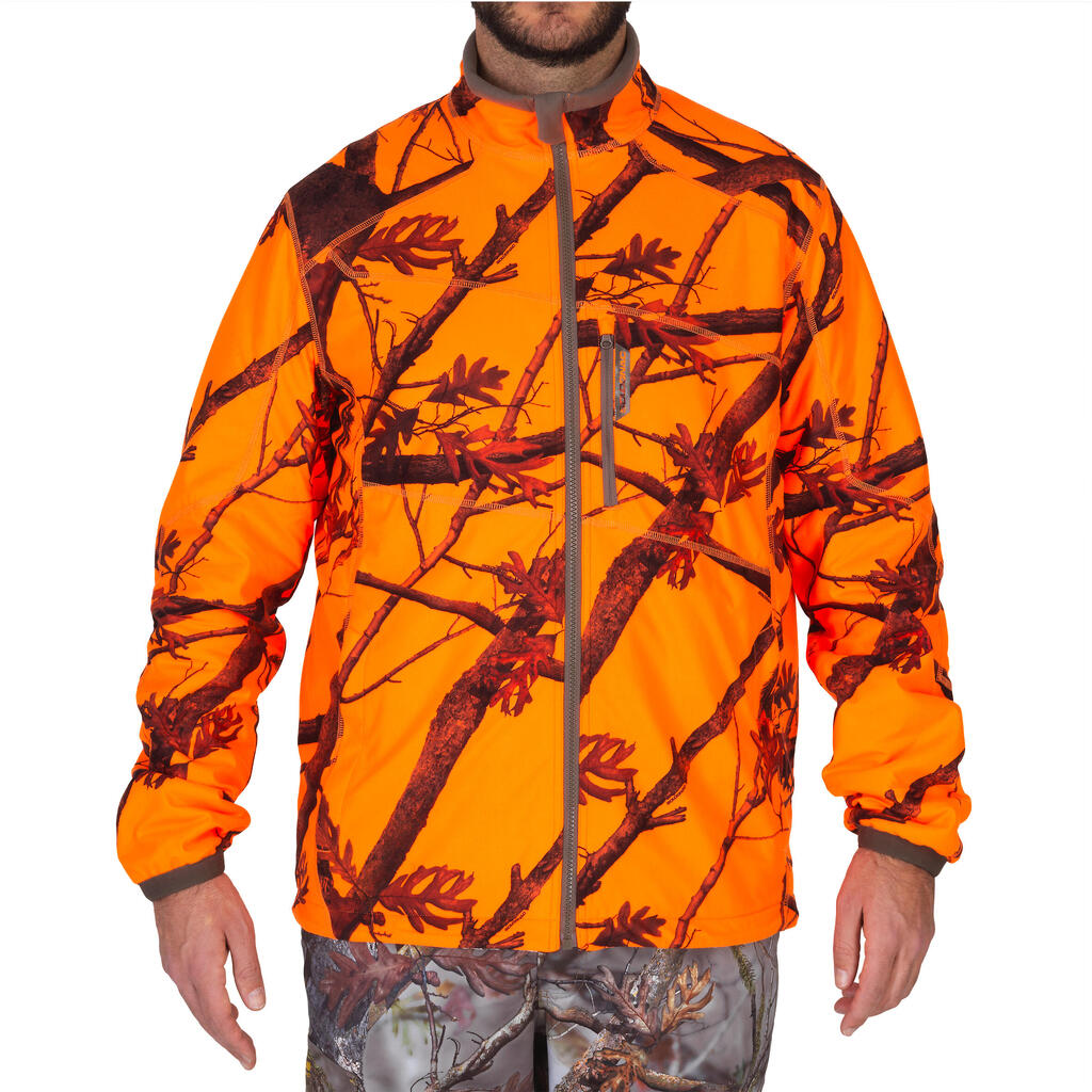 900 reversible hunting jacket - camouflage fluo