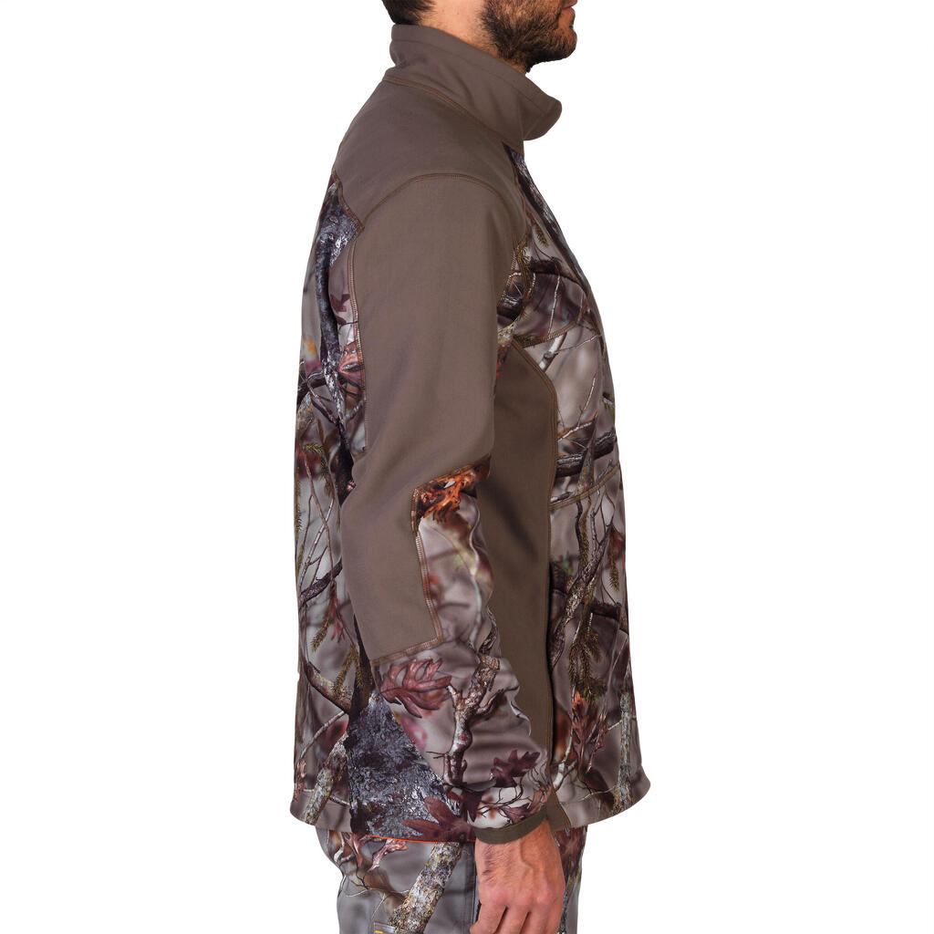 900 reversible hunting jacket - camouflage fluo