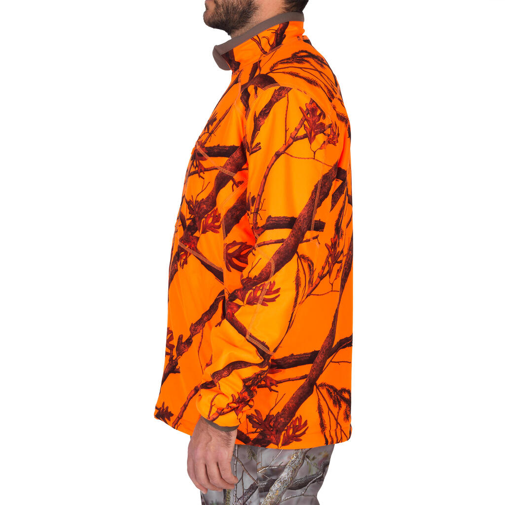 900 reversible hunting jacket - camouflage fluo