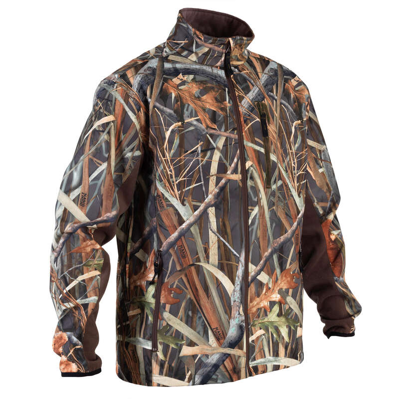 CAMOUFLAGE REEDS CLOTHING - SOFTSHELL 500 wetlands camo SOLOGNAC
