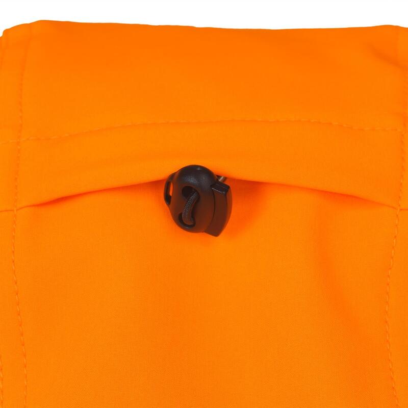Lovecká softshellová bunda 500 oranžovo-hnědá