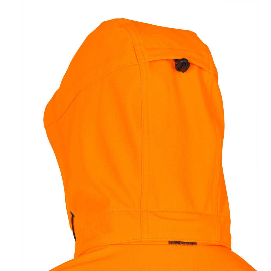 Jagd-Softshelljacke 500 orange/braun 