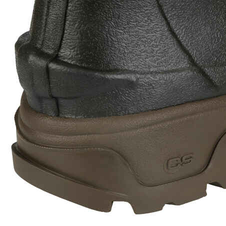 Men’s hunting boots with gusset 520 green