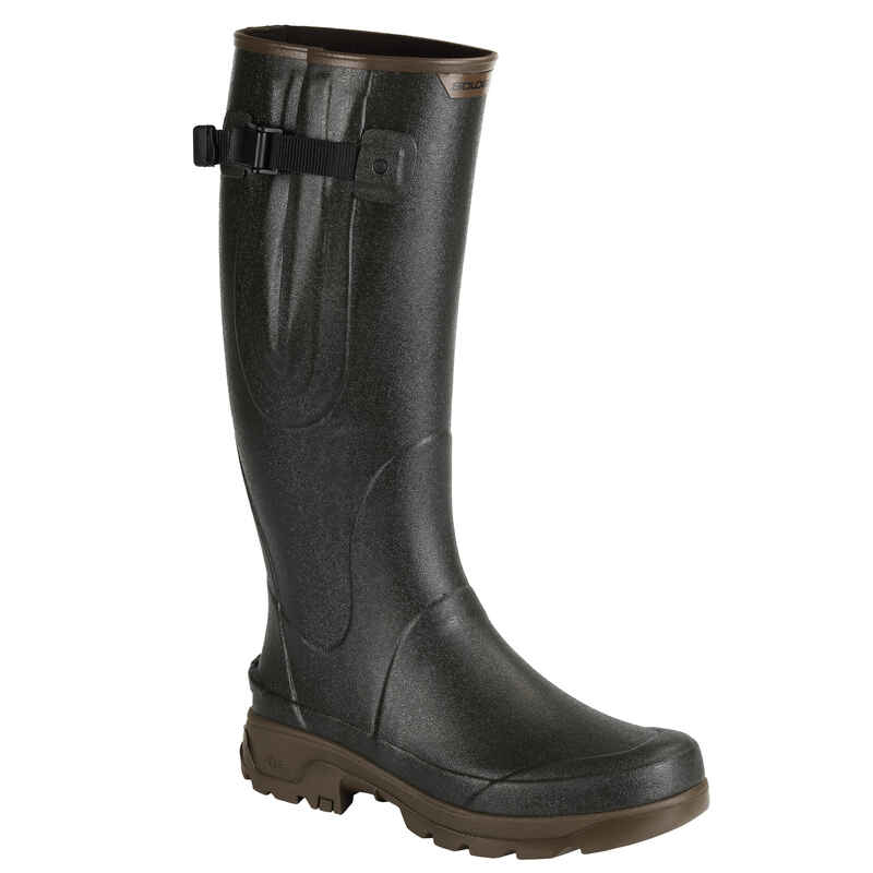 Tall Wellies With Gusset - Green - Decathlon