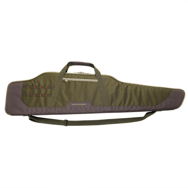 Funda Rifle Caza Solognac 500 Perlante 123 cm Espuma Doble Densidad 30 mm Verde