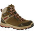Women waterproof trekking boots mt100 brown