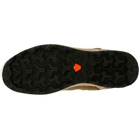 Chaussure tige haute en cuir - imperméable - crosscontact  - MT100 BEIGE - F