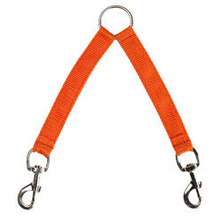 Accouple pour deux chiens chasse orange