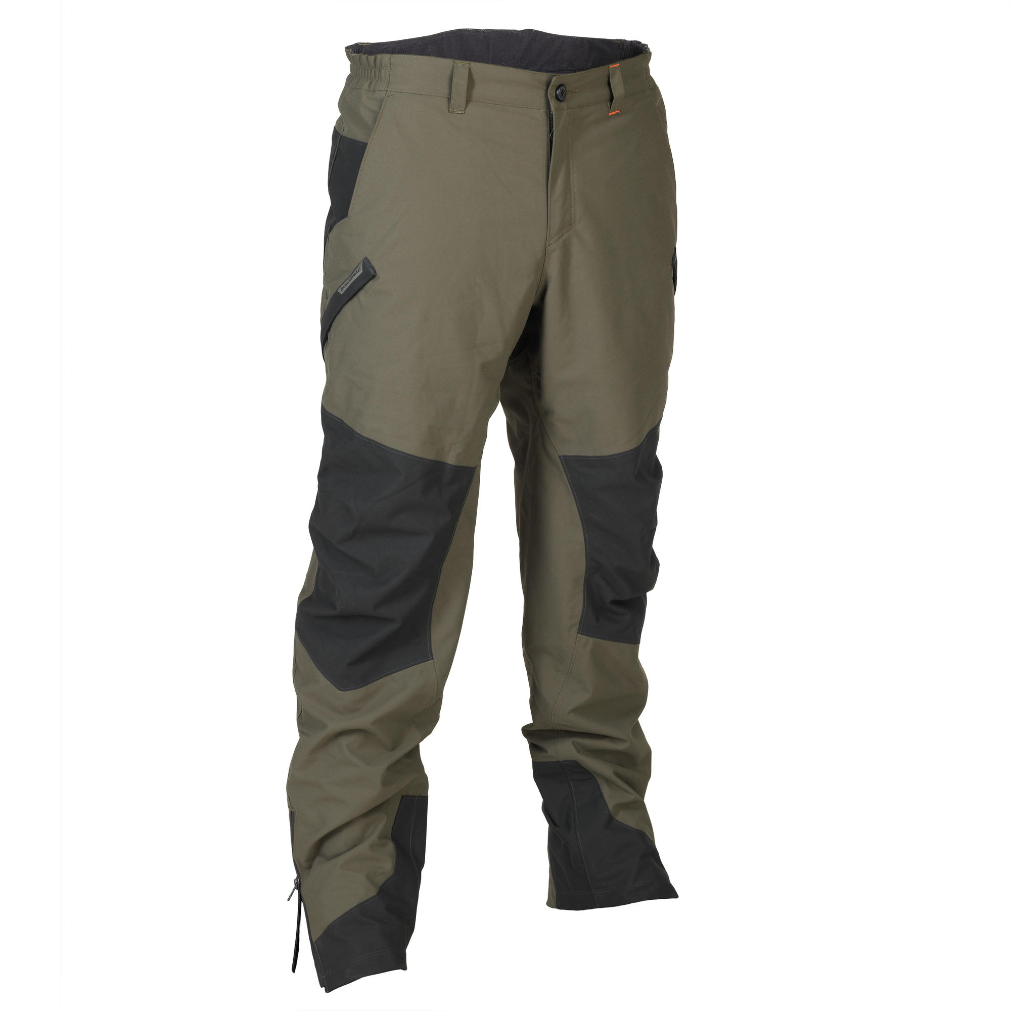 PANTALON CHASSE IMPERMEABLE RENFORT 500 VERT | Solognac