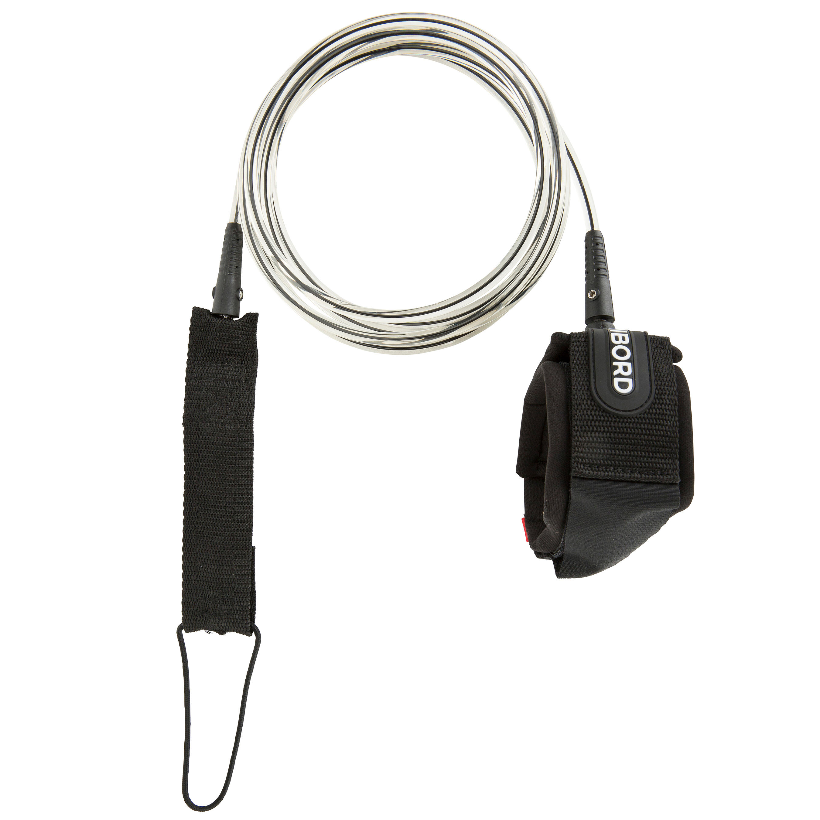 Leash surf longboard 9' (275 cm) diámetro 7 mm negro Olaian Decathlon