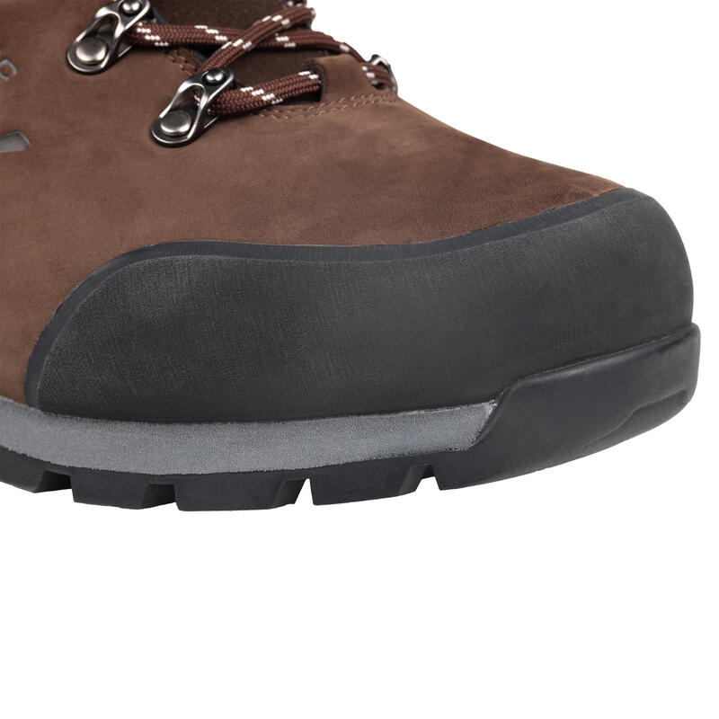 S500 Waterproof Leather Hunting Boots SOLOGNAC Decathlon