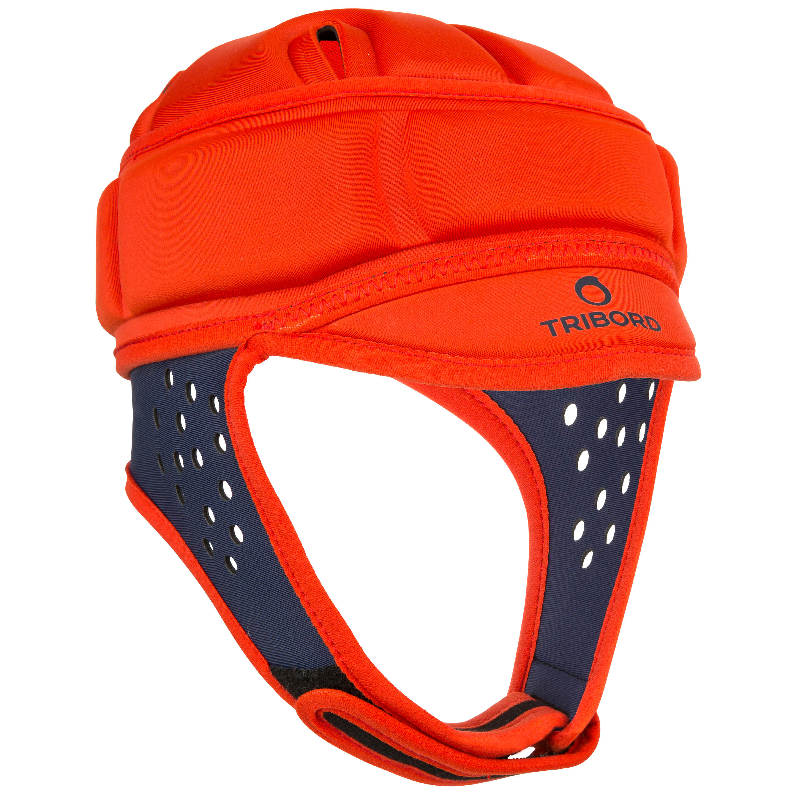 TRIBORD Protección de la cabeza para la práctica del surf, soft , rojo