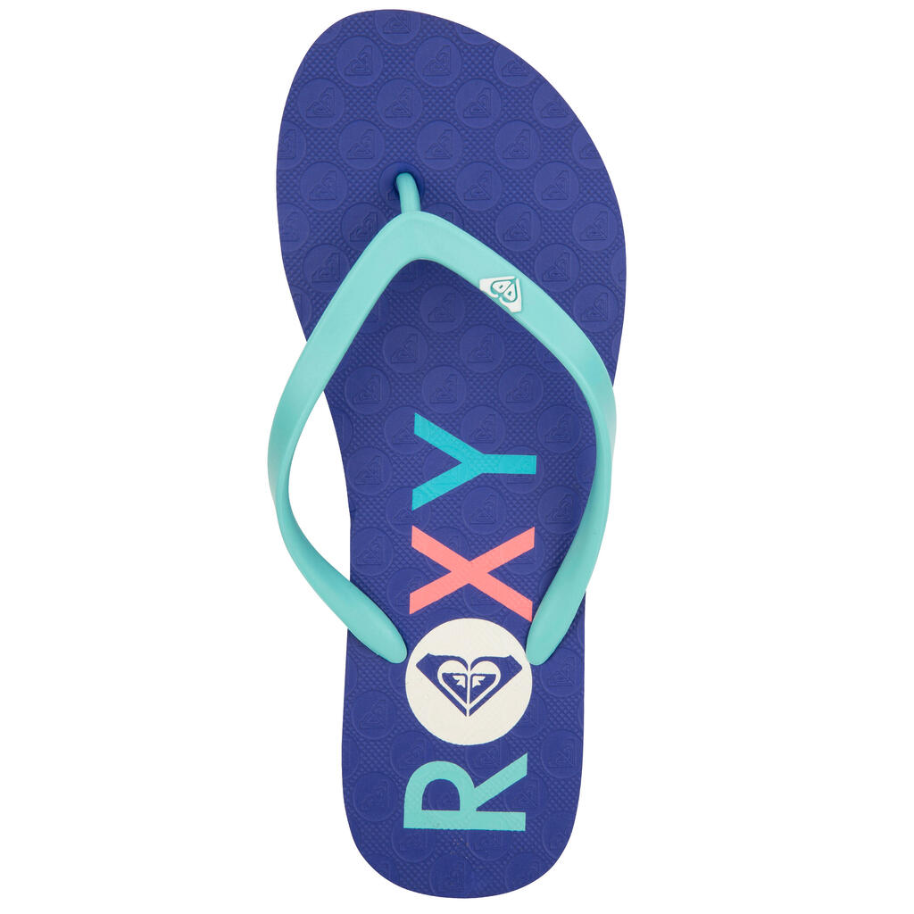 Roxy Sea Flip-Flops - Navy Blue