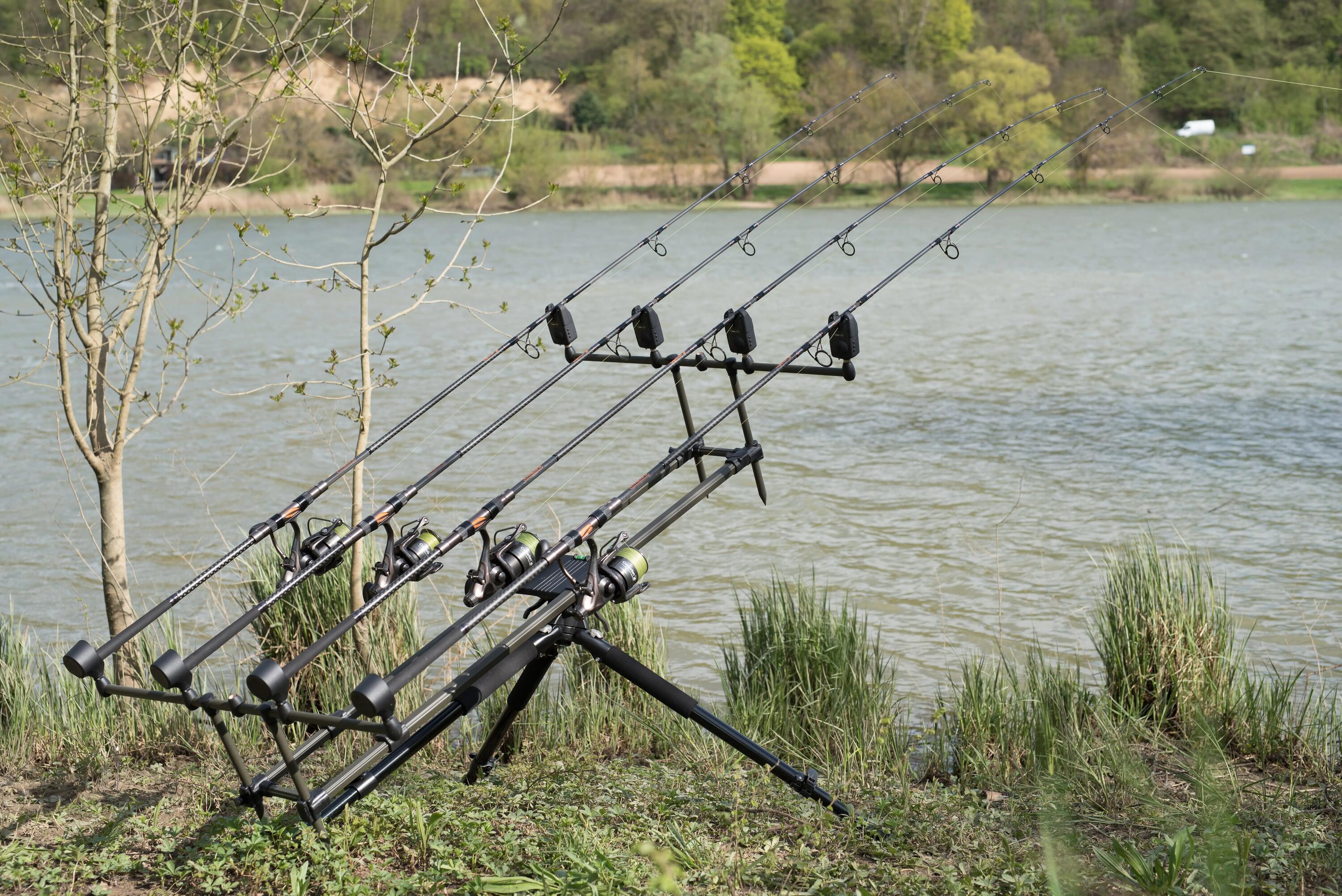 CONQUEST ROD POD 3/4 RODS carp fishing rod support 20/21