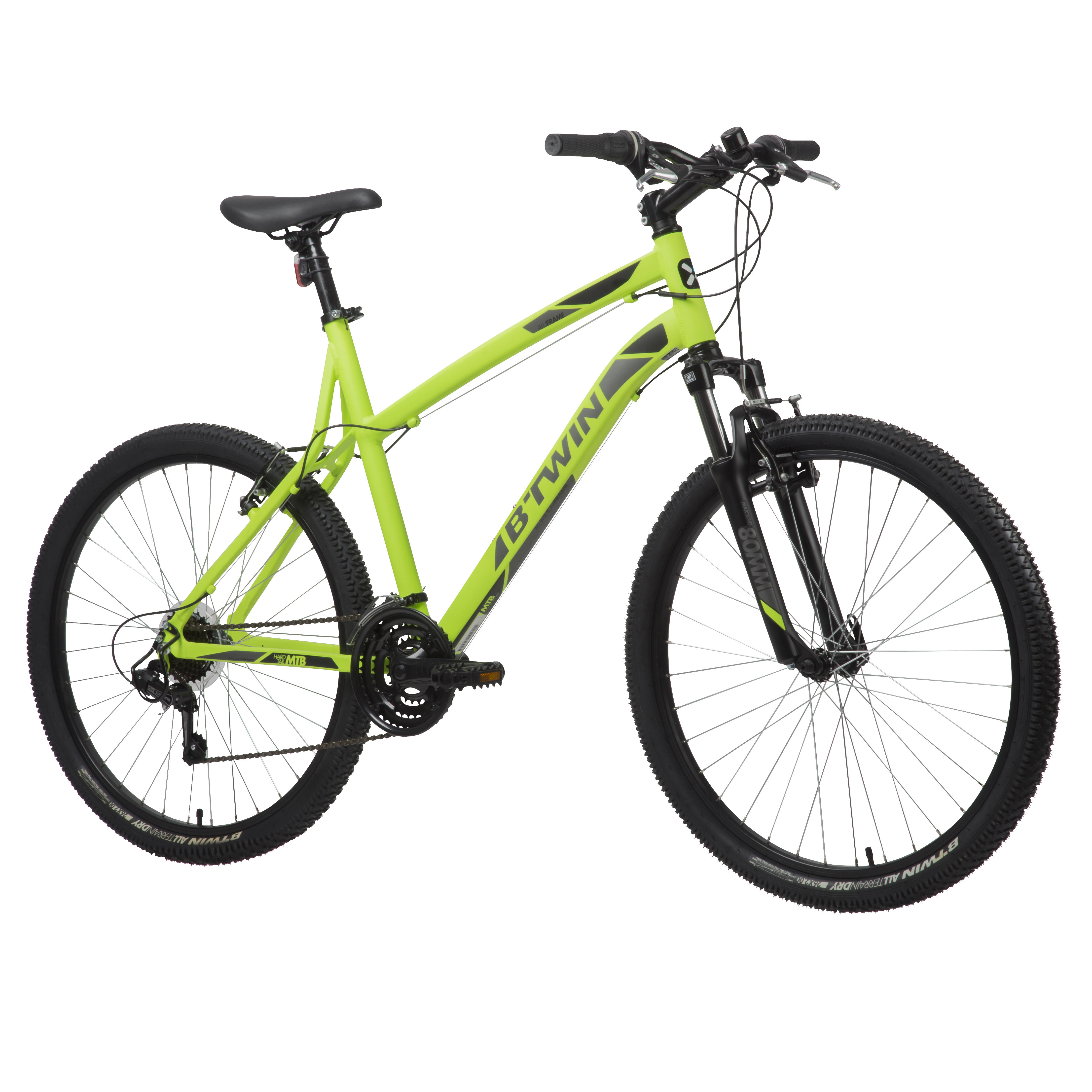 btwin rockrider 340 yellow mtb cycle